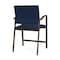 Lesro Newport Wide Hip Chair Metal Frame, Bronze, MD Ink Upholstery NP1261 - alternate 2